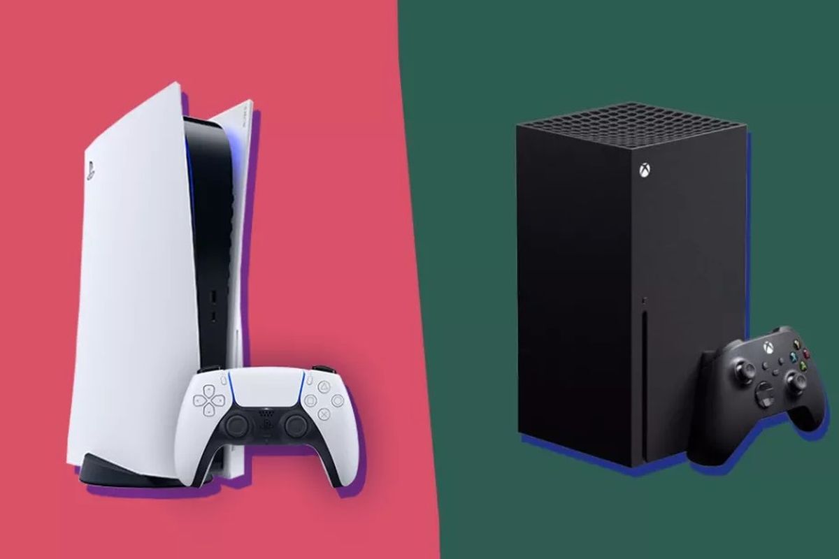 Ilustrasi PS5 (kiri) dan Xbox Series X (kanan).