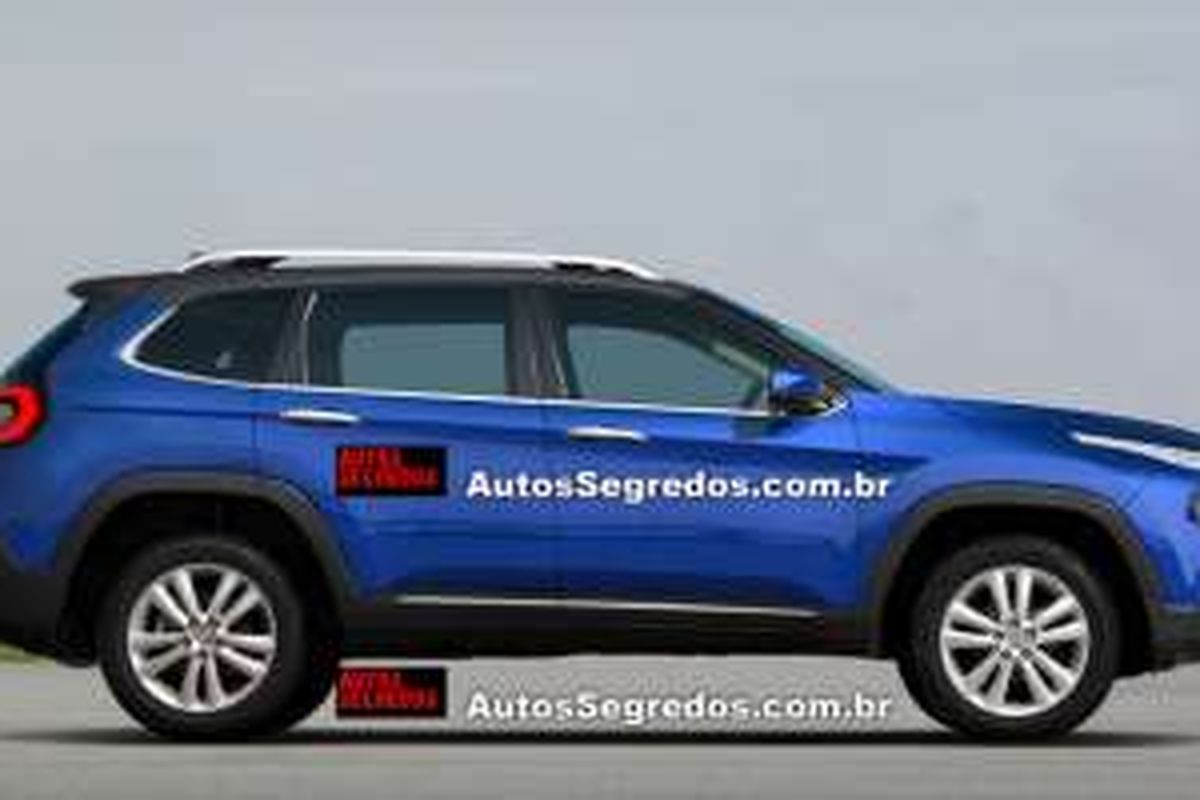 Render SUV Fiat Toro. 