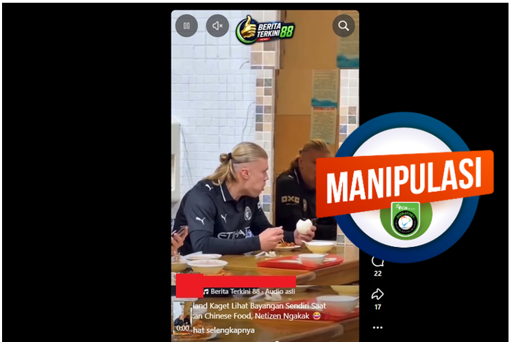 [VIDEO] Konten Erling Haaland Kaget Lihat Wajahnya di Cermin adalah Hasil Rekayasa