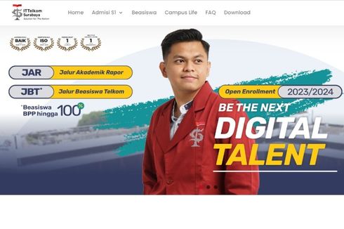 IT Telkom Surabaya Buka Pendaftaran Maba 2023