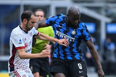 Inter Vs Cagliari, Romelu Lukaku dkk Melempem pada Babak Pertama