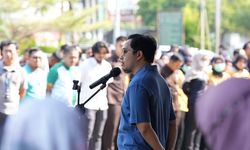 Pimpin Apel di RSHD Barabai, Bupati HST: Berikan yang Terbaik dan Kedepankan Kemanusiaan