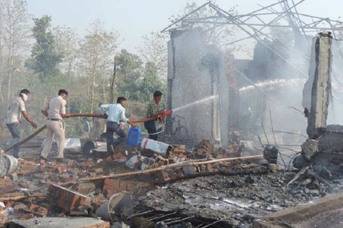 Pabrik Kembang Api Terbakar, 25 Orang Tewas dan Lima Cedera