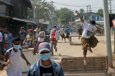 Polisi Myanmar Berjam-jam Tembaki Pedemo Anti-Kudeta Militer