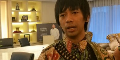 Rian D'MASIV ditemui di Gedung Nusantara III, DPR RI, Senayan, Jakarta Pusat, Senin (28/1/2019).