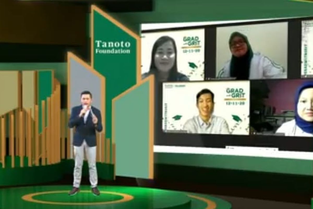 Tanoto Foundation menggelar lulusan program TELADAN dalam acara Virtual Graduation and Alumni Gathering 2020, Kamis (12/11/2020).
