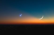 Fenomena Langit Okultasi Venus dan Bulan Sangat Dekat Malam Ini