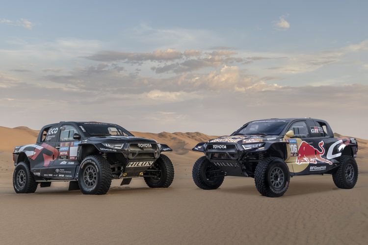 Toyota GR DKR Hilux Evo T1U yang akan dipakai untuk Dakar 2024