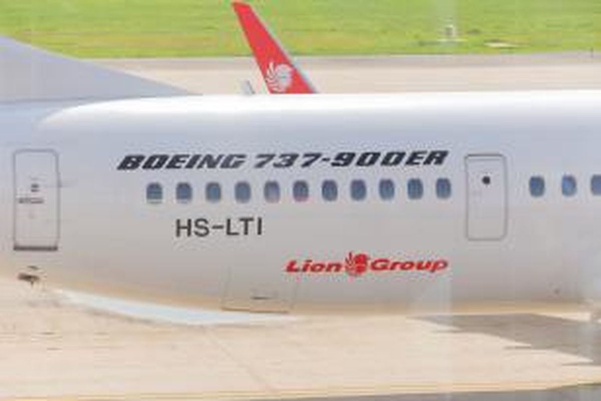 Pesawat Lion Air Boeing 737-900ER.