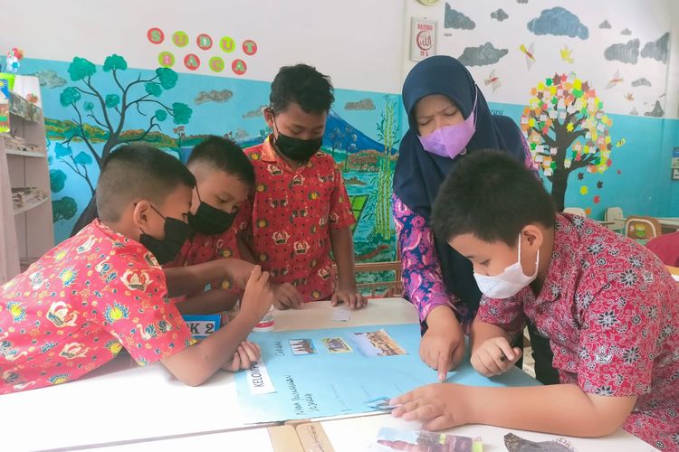 Ilustrasi pembelajaran siswa