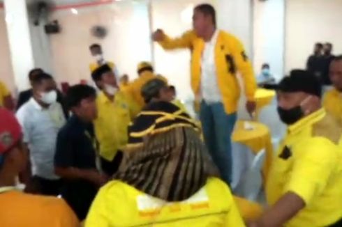 Musda Golkar Luwu Timur Ricuh, Peserta Lempar Piring dan Banting Meja