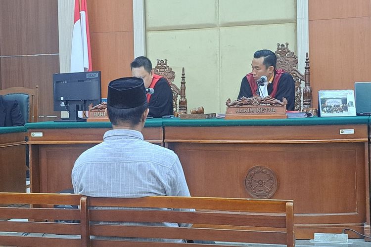 Suasana sidang di PN Tipikor Makassar, Sulsel, Rabu (11/10/2023)