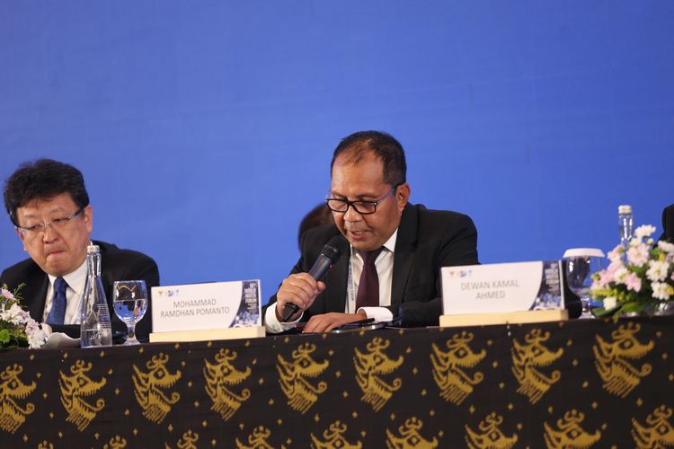 Wali Kota Makassar Moh Ramdhan Pomanto dipercaya menjadi narasumber dan penanggap di 10th World Water Forum (WWF) 2024 di Hotel BNDCC.
