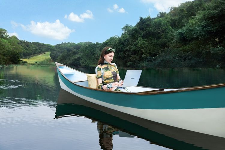 HUAWEI MateBook D 14 2024 didesain dengan ukuran&nbsp;touchpad agar lebih nyaman. 