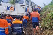 Perjalanan Kereta Terganggu akibat Longsor, KAI Kebut Pembersihan Rel Maswati–Sasaksaat