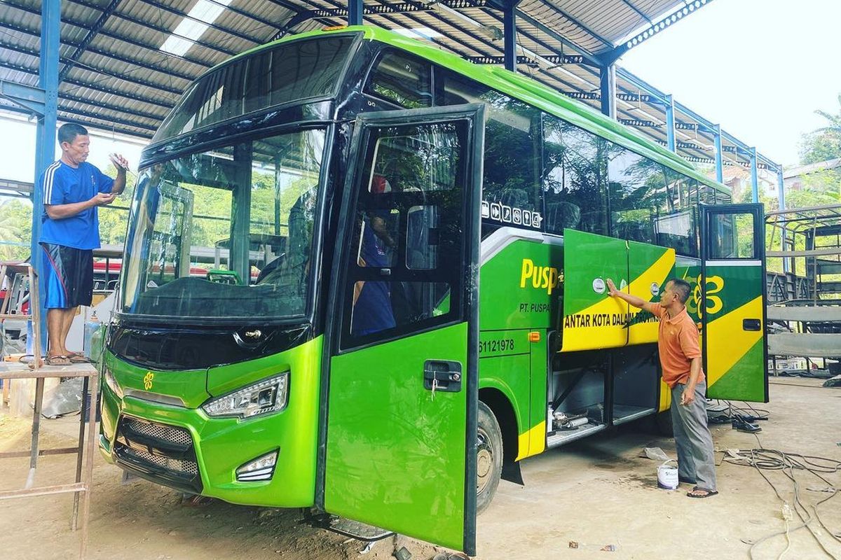 Medium bus Sonic MHD karoseri Anugrah