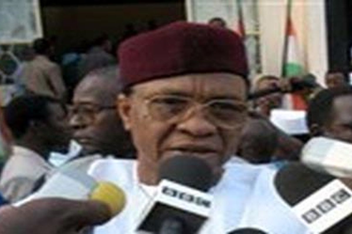 Presiden Niger Mamadou Tandja 