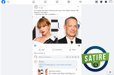 Satire, Taylor Swift dan Tom Hanks Disebut Memboikot Oscar