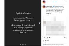 Gojek Putus Mitra Driver yang Ancam Selebgram Awkarin karena Tak Beri Uang Tips