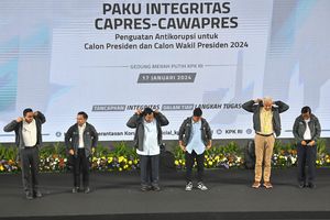 Survei Indikator: Elektabilitas Prabowo-Gibran 51,8 Persen, Anies-Muhaimin 24,1 Persen, Ganjar-Mahfud 19,6 Persen