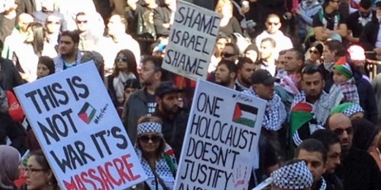 Ribuan Warga Sydney Kecam Serangan Militer Israel di Gaza 
