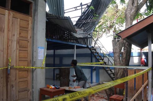 Material Bangunan Roboh Timpa Atap Balai Belajar di Banda Aceh, Belasan Siswa Luka