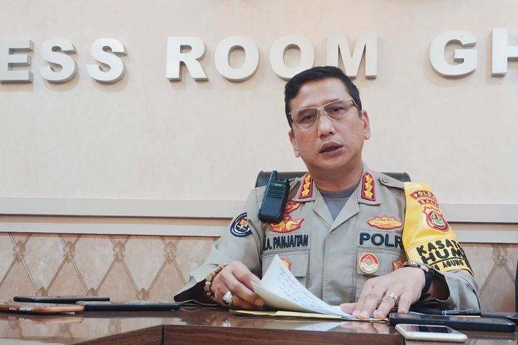 Kepala Bidang Humas Polda Bali Kombes Pol Jansen Avitus Panjaitan saat ditemui di Mapolda Bali, pada Rabu (17/1/2024). 