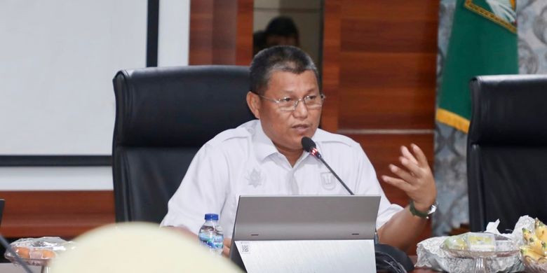 Sekretaris Daerah (Sekda) Kota Batam Firmansyah saat membuka Sosialisasi Penyusunan Rencana Penanggulangan Bencana Daerah (RPBD) di Kantor Wali Kota Batam, Kepulauan Riau, Selasa (5/5/2026).