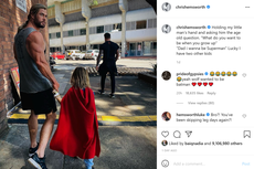 Ayah Jadi Thor, Putra Chris Hemsworth Malah Ingin Jadi Superman