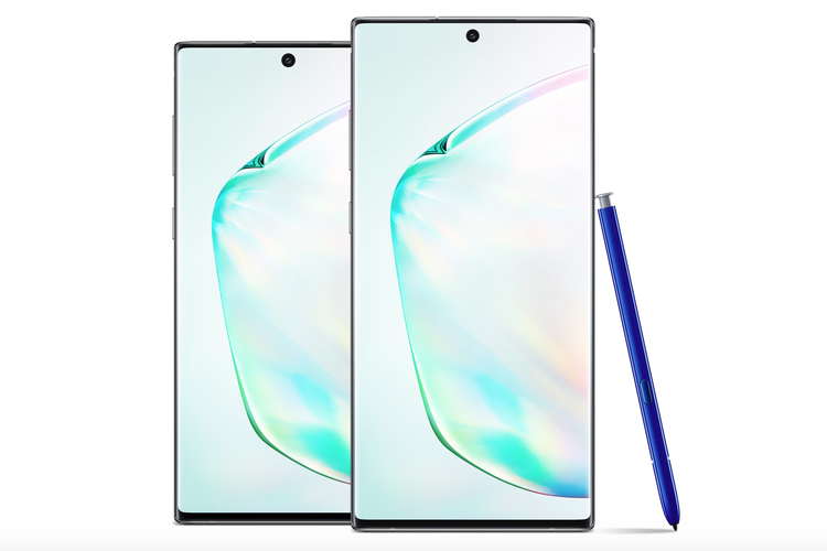 Ilustrasi Samsung Galaxy Note 10 series