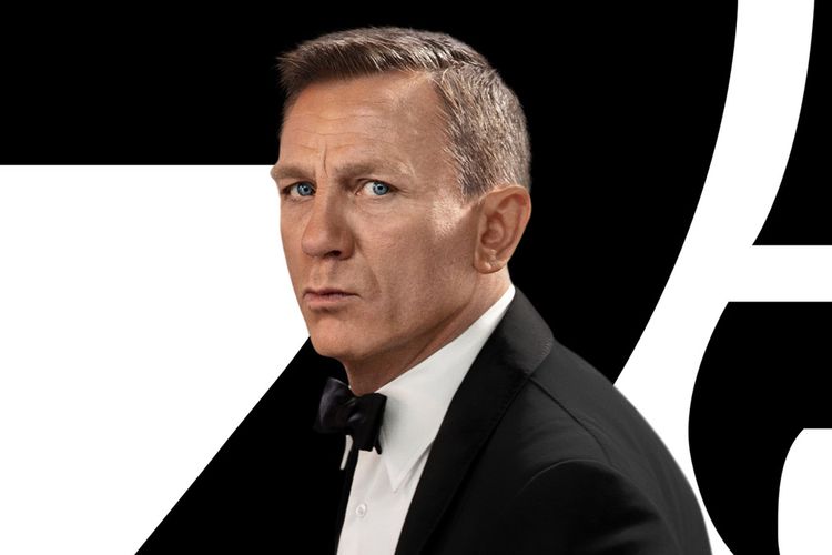 Daniel Craig dalam poster film No Time To Die