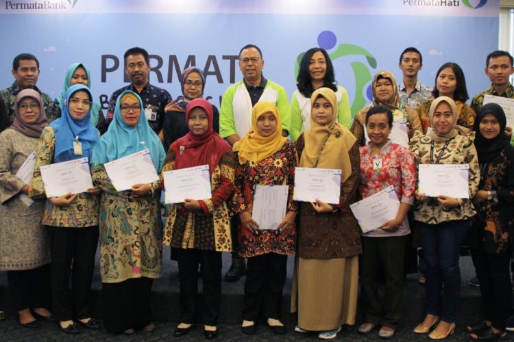 Bank Permata menyelenggarakan wisuda 88 Bankir Cilik jebolan Program PermataBankir Cilik di PermataBank Tower III Bintaro, Tangerang Selatan, Banten (28/11/2018).