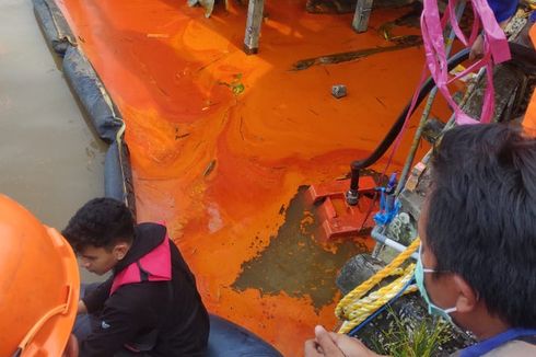 KSOP Samarinda Sebut Kapal Muat Minyak Sawit yang Tenggelam di Sungai Mahakam Ilegal