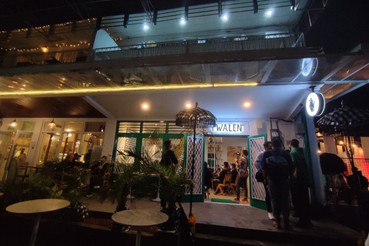 Kafe Twalen yang berlokasi di M Block, Kebayoran Baru, Jakarta Selatan.