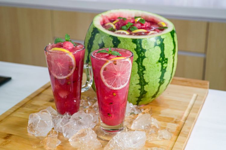 Resep Es Mojito Semangka Segar, Ganti Rum dengan Air Soda