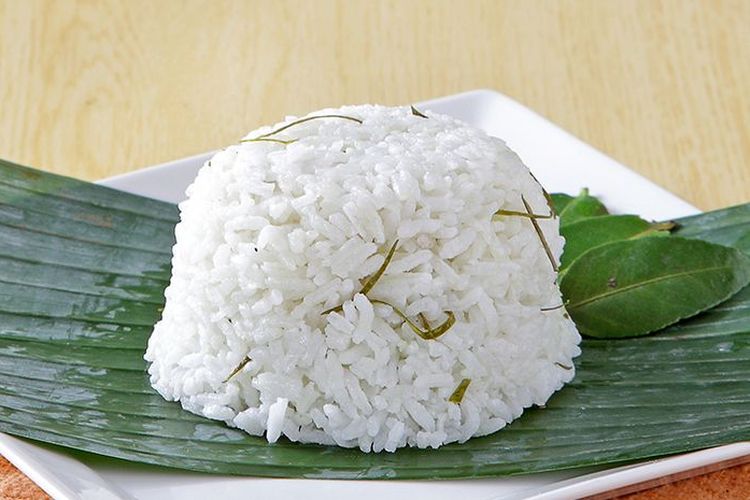 Nasi daun jeruk. 