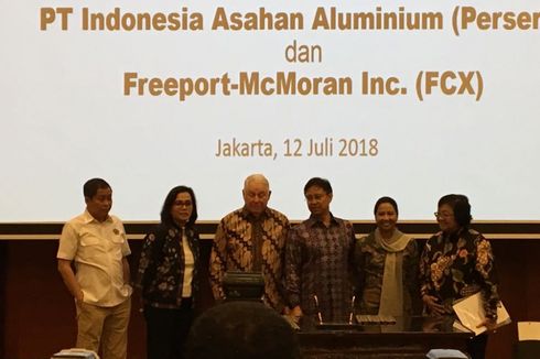 Inalum dan Freeport Tandatangani Kesepakatan Divestasi Saham PTFI