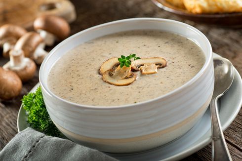 Resep Mushroom Soup yang Creamy, Makanan Enak dan Sehat untuk Jantung