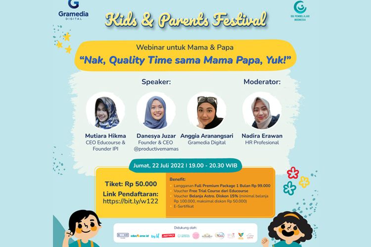 Quality Time Bersama Anak Kids and Parents Festival