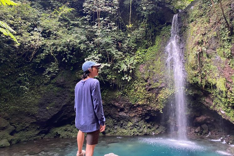 Air Terjun Proklamator di Tanah Datar, Sumatera Barat. 