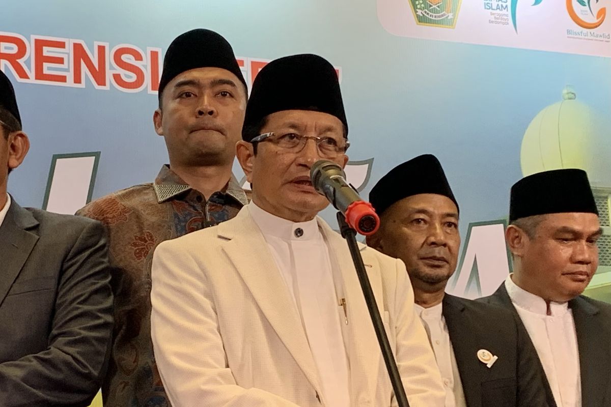 Menteri Agama (Menag) RI, Nasaruddin Umar di Masjid Istiqlal, Jakarta Pusat, Kamis (4/9/2025).