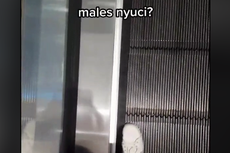 Video Viral, Apa Fungsi Karet pada Bagian Tepi Eskalator?
