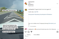 Ini Fungsi Marka Garis Panah di Jalan Tol