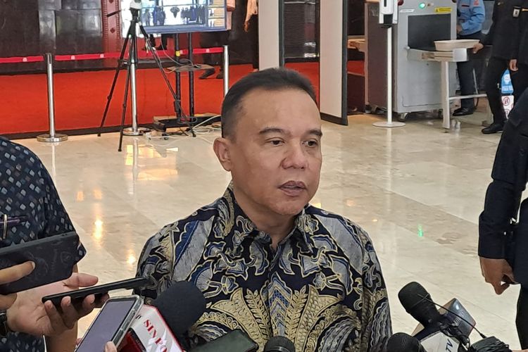 Ketua Harian Partai Gerindra Sufmi Dasco Ahmad saat ditemui di Gedung DPR, Senayan, Jakarta Pusat, Senin (20/3/2023). 