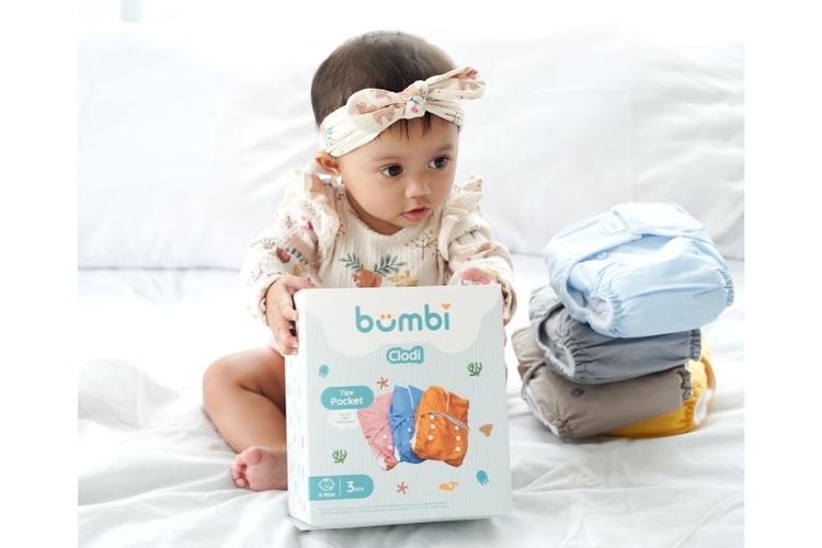 Popok ramah lingkungan Bumbi hadir dengan bahan lembut dan nyaman, jadi pilihan aman untuk si kecil sekaligus jaga kelestarian lingkungan. 