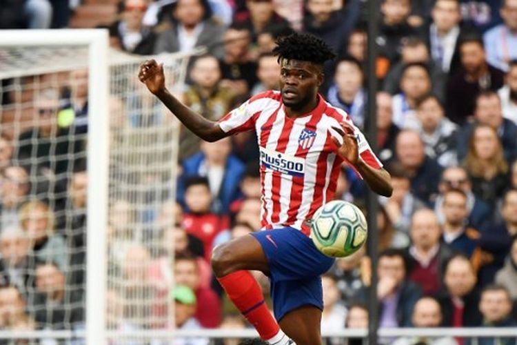 Gelandang Atletico Madrid, Thomas Partey.