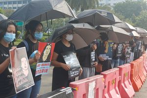 Aksi Kamisan Desak Pembentukan TGPF Kasus Andrie Yunus