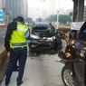 Lawan Arah dan Masuk Jalur Transjakarta, Honda BRV Tabrak Dua Mobil