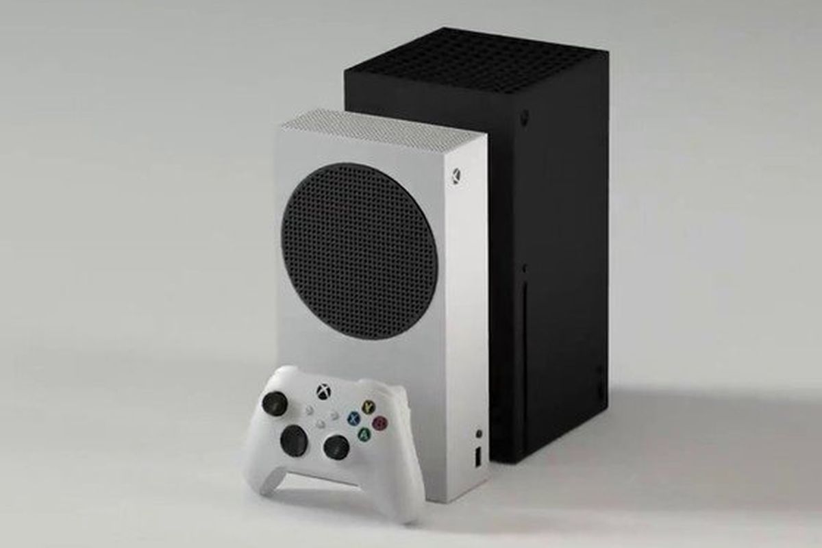 Wujud Xbox Series S dan Xbox Series X ketika disandingkan bersama-sama