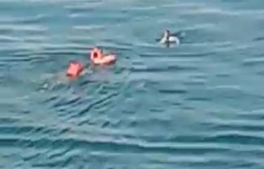 Santri Situbondo Tercebur di Selat Madura Saat Mudik Bersama ...